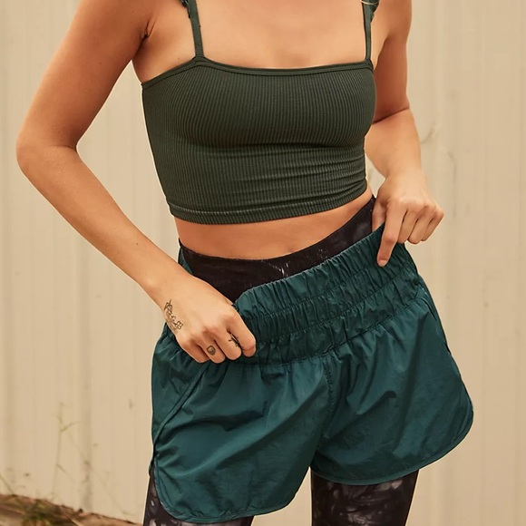 Free People The Way Home Shorts, Green Size S - Picture 1 of 4